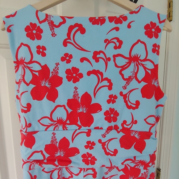 EUC Plus Size Land's End Sleeveless Fit & Flare Dress - Size 1X - Picture 7 of 12